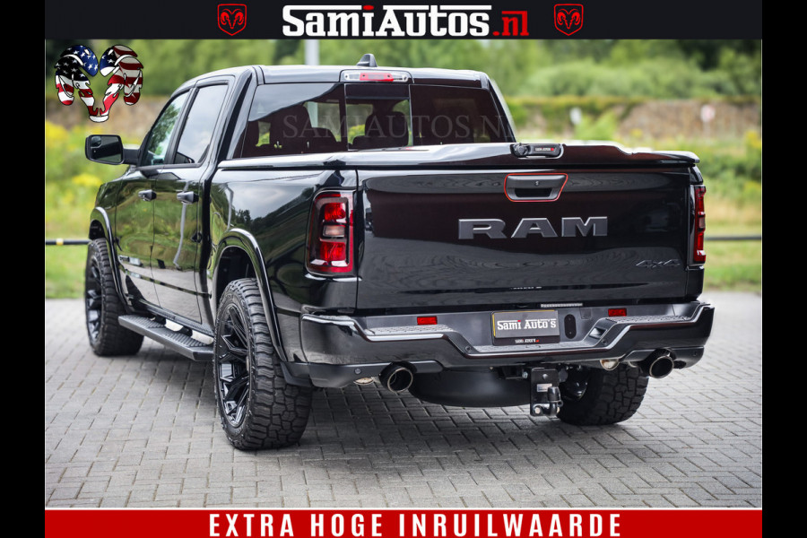 Dodge Ram TradesMan 6 Persoons Uitvoering | LEDER RS | 420Pk 636Nm | Pick-Up | Comfortabele Dubbele Cabine met Royale 6 Zitplaatsen | BPM vrij | Nu Leverbaar uit Voorraad | Voorraad Nr 2217- 2911