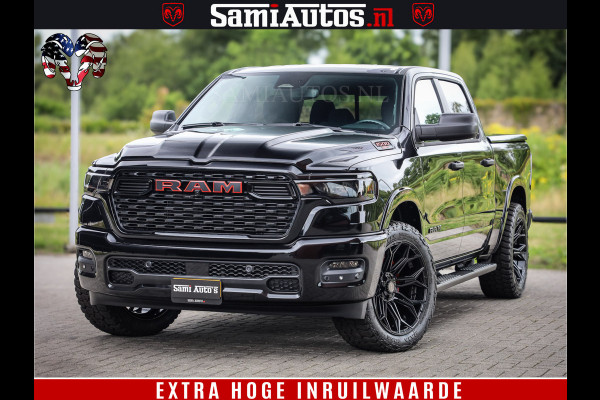 Dodge Ram TradesMan 6 Persoons Uitvoering | LEDER RS | 420Pk 636Nm | Pick-Up | Comfortabele Dubbele Cabine met Royale 6 Zitplaatsen | BPM vrij | Nu Leverbaar uit Voorraad | Voorraad Nr 2217- 2911