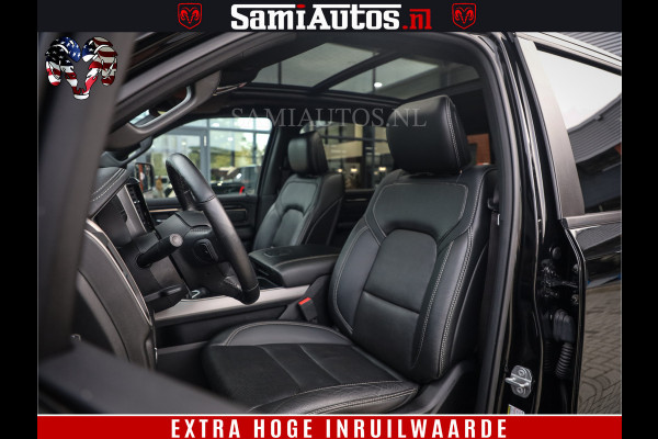 Dodge Ram 1500 SPORT BLACK EDITION | 4X4 5.7 V8 | VOL OPTIES | 360 CAMERA | APPLE CARPLAY | 3500KG | 22INCH NIGHT | FULL LED | ADAPTIVE CRUISE | MEMORY SEATS | LEDER | DUBBELE CABINE | CREWCAB