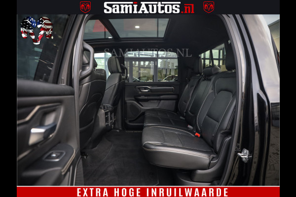 Dodge Ram 1500 SPORT BLACK EDITION | 4X4 5.7 V8 | VOL OPTIES | 360 CAMERA | APPLE CARPLAY | 3500KG | 22INCH NIGHT | FULL LED | ADAPTIVE CRUISE | MEMORY SEATS | LEDER | DUBBELE CABINE | CREWCAB