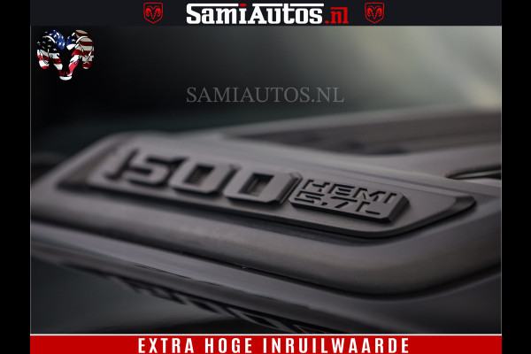 Dodge Ram 1500 SPORT BLACK EDITION | 4X4 5.7 V8 | VOL OPTIES | 360 CAMERA | APPLE CARPLAY | 3500KG | 22INCH NIGHT | FULL LED | ADAPTIVE CRUISE | MEMORY SEATS | LEDER | DUBBELE CABINE | CREWCAB