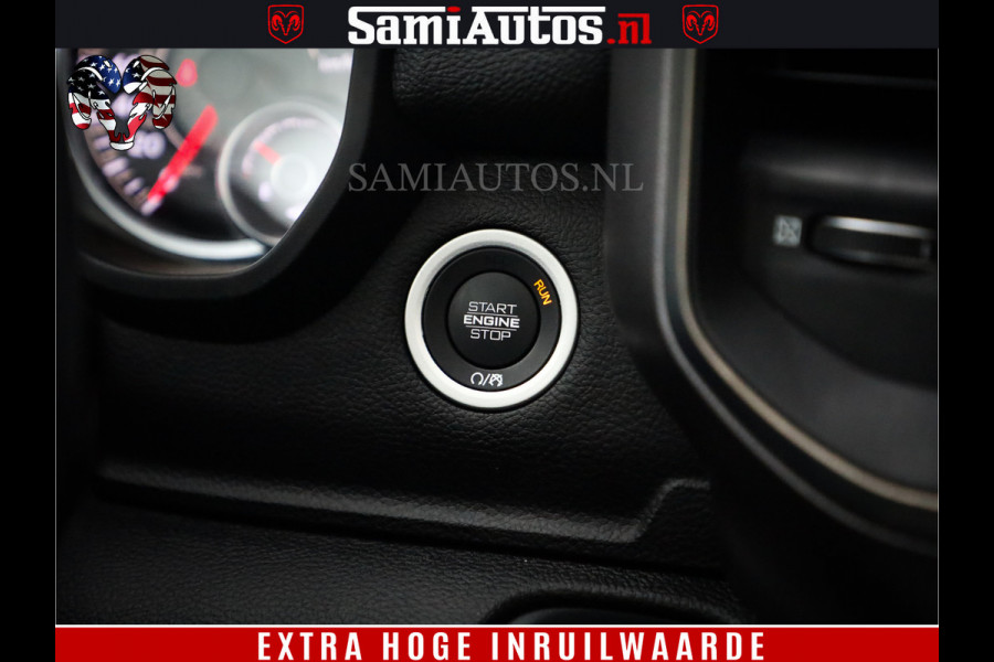 Dodge Ram 1500 SPORT BLACK EDITION | 4X4 5.7 V8 | VOL OPTIES | 360 CAMERA | APPLE CARPLAY | 3500KG | 22INCH NIGHT | FULL LED | ADAPTIVE CRUISE | MEMORY SEATS | LEDER | DUBBELE CABINE | CREWCAB