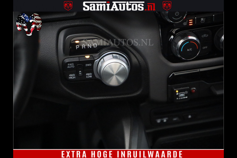 Dodge Ram 1500 SPORT BLACK EDITION | 4X4 5.7 V8 | VOL OPTIES | 360 CAMERA | APPLE CARPLAY | 3500KG | 22INCH NIGHT | FULL LED | ADAPTIVE CRUISE | MEMORY SEATS | LEDER | DUBBELE CABINE | CREWCAB