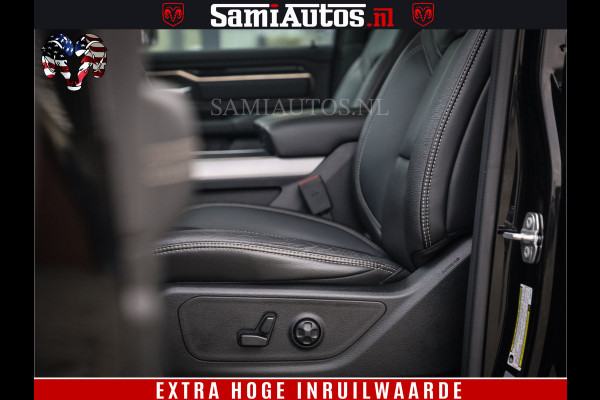 Dodge Ram 1500 SPORT BLACK EDITION | 4X4 5.7 V8 | VOL OPTIES | 360 CAMERA | APPLE CARPLAY | 3500KG | 22INCH NIGHT | FULL LED | ADAPTIVE CRUISE | MEMORY SEATS | LEDER | DUBBELE CABINE | CREWCAB