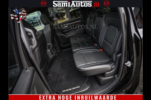 Dodge Ram 1500 SPORT BLACK EDITION | 4X4 5.7 V8 | VOL OPTIES | 360 CAMERA | APPLE CARPLAY | 3500KG | 22INCH NIGHT | FULL LED | ADAPTIVE CRUISE | MEMORY SEATS | LEDER | DUBBELE CABINE | CREWCAB