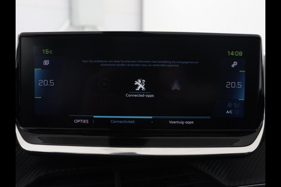 Peugeot e-2008 EV Allure 50 kWh | 3 Fase | Panoramadak | Adaptive cruise | Keyless | Camera | Carplay | Half leder | Navigatie