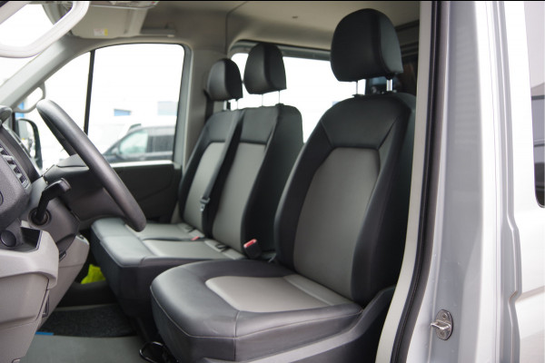 Volkswagen Crafter 35 2.0 TDI L3H2 DC 6P, 140PK AUT. LEDER, TREKHAAK, CAMERA, NAVI, AIRCO, APPLE CARPLAY/ANDROID AUTO, DUBBELE CABINE, DUBBEL CABIN