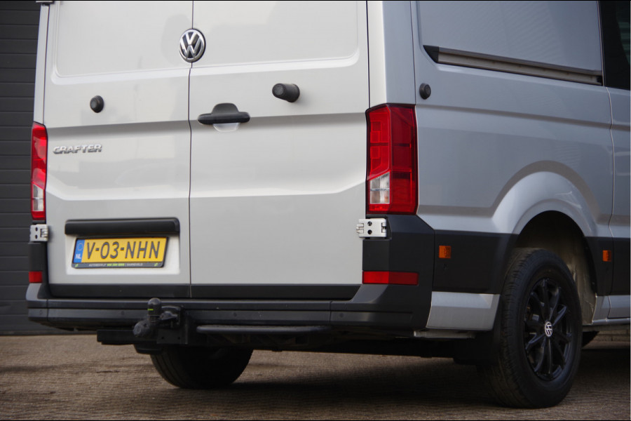 Volkswagen Crafter 35 2.0 TDI L3H2 DC 6P, 140PK AUT. LEDER, TREKHAAK, CAMERA, NAVI, AIRCO, APPLE CARPLAY/ANDROID AUTO, DUBBELE CABINE, DUBBEL CABIN
