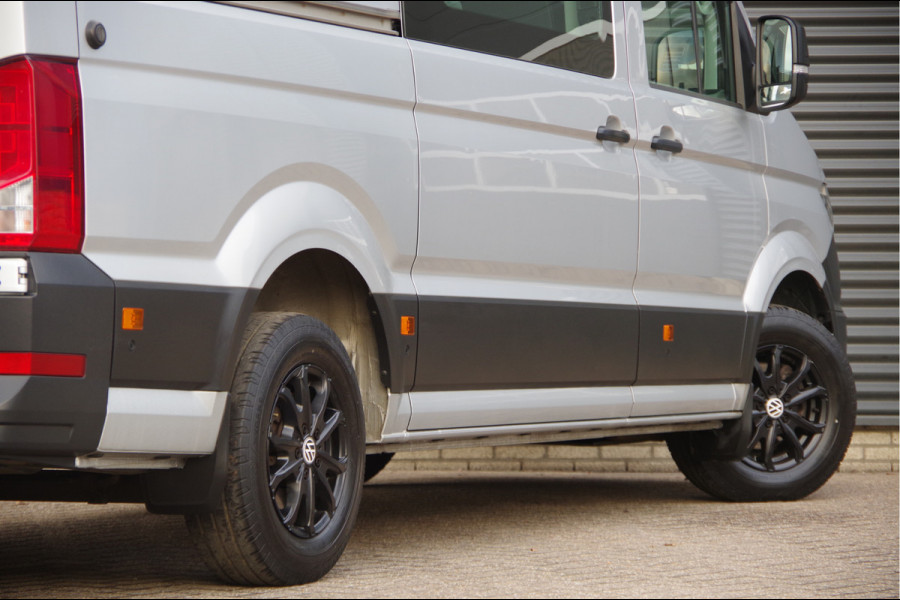 Volkswagen Crafter 35 2.0 TDI L3H2 DC 6P, 140PK AUT. LEDER, TREKHAAK, CAMERA, NAVI, AIRCO, APPLE CARPLAY/ANDROID AUTO, DUBBELE CABINE, DUBBEL CABIN