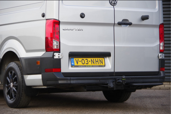 Volkswagen Crafter 35 2.0 TDI L3H2 DC 6P, 140PK AUT. LEDER, TREKHAAK, CAMERA, NAVI, AIRCO, APPLE CARPLAY/ANDROID AUTO, DUBBELE CABINE, DUBBEL CABIN