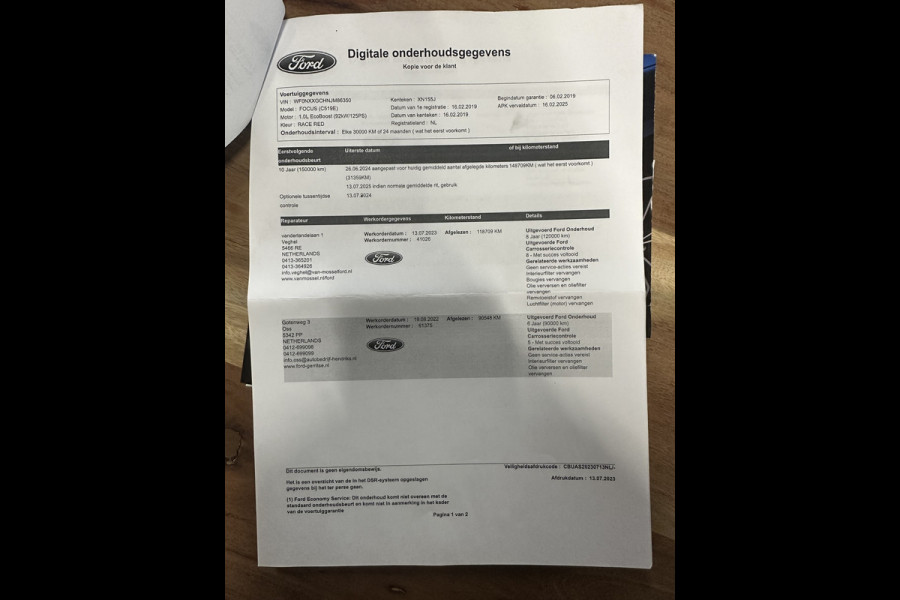 Ford Focus 1.0 EcoBoost ST Line Business DAB / CLIMA /  CRUISE / STYOELVERW / STUURVERW