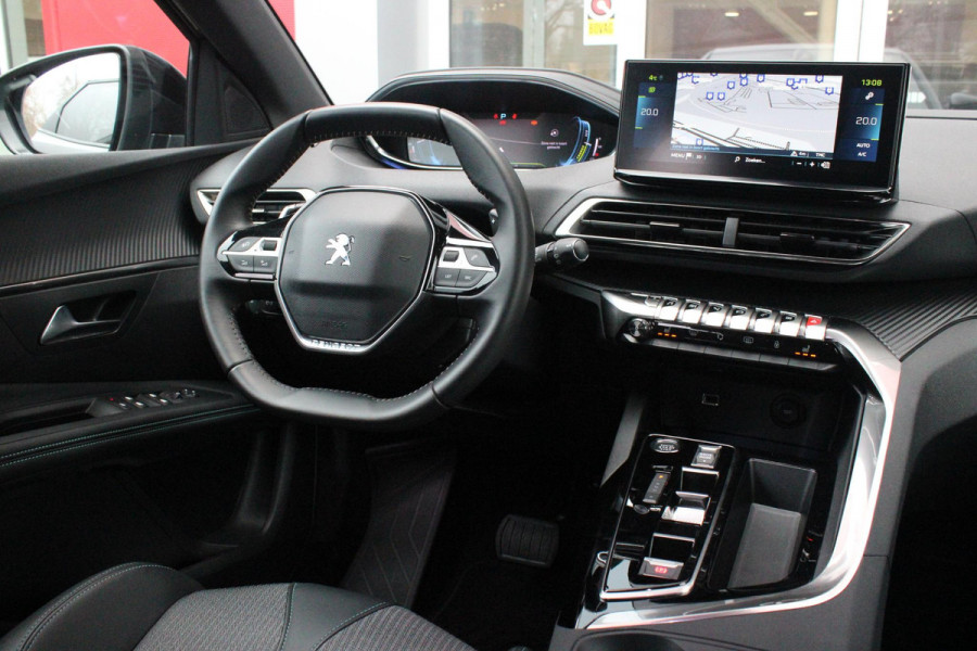 Peugeot 3008 1.6 HYbrid 180PK ALLURE PACK BUSINESS | STOEL VERWARMING | APPLE CARPLAY/ANDROID AUTO | NAVIGATIE | ACHTERUITRIJ CAMERA | KEYLESS ENTRY/START | LICHTMETALEN VELGEN 18" | DAB+ RADIO | LED KOPLAMPEN | CRUISE CONTROL | CLIMATE CONTROL |