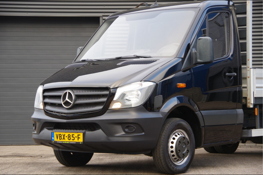 Mercedes-Benz Sprinter 519 3.0 V6 KIPPER 3 ZIJDIG, OPEN LAADBAK, 3.5T TREKHAAK, DUBBELLUCHT, AIRCO, CRUISE, MF STUURWIEL, PICK-UP ,PICKUP