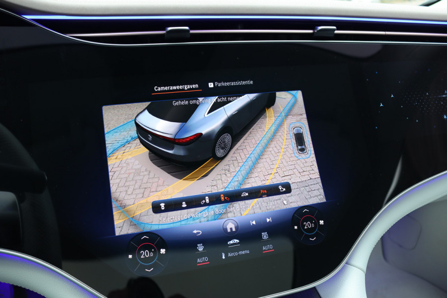 Mercedes-Benz EQS 450+ AMG Line 108 kWh | Hyperscreen | Luchtvering | Achterasbesturing | Distronic | Burmester | Memory | Keyless Go | Warmtepomp | Elek. Zitplaatsen Achter |