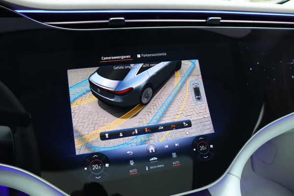 Mercedes-Benz EQS 450+ AMG Line 108 kWh | Hyperscreen | Luchtvering | Achterasbesturing | Distronic | Burmester | Memory | Keyless Go | Warmtepomp | Elek. Zitplaatsen Achter |
