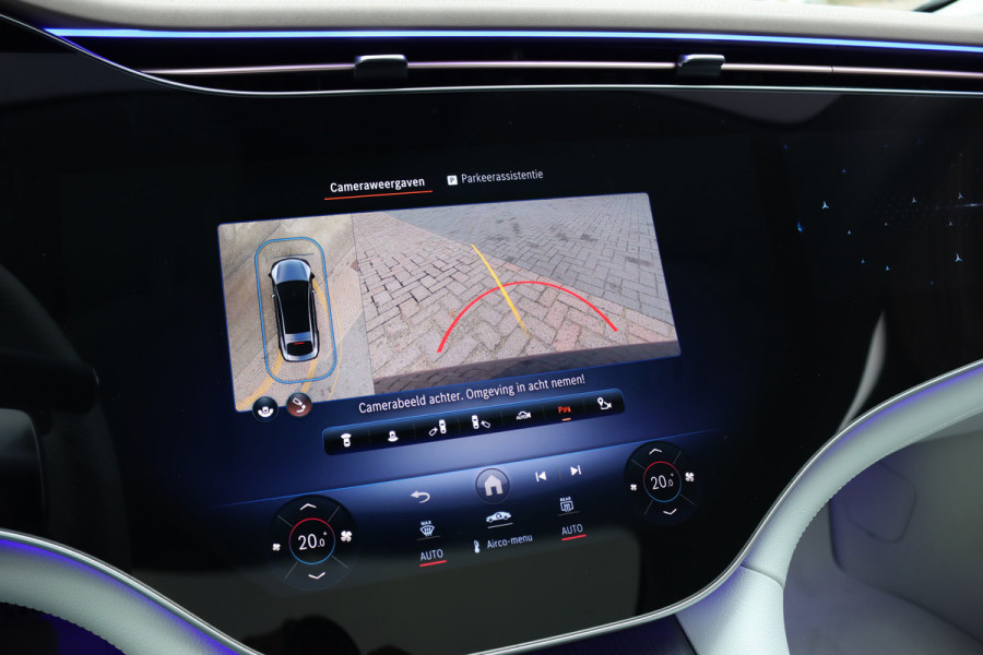 Mercedes-Benz EQS 450+ AMG Line 108 kWh | Hyperscreen | Luchtvering | Achterasbesturing | Distronic | Burmester | Memory | Keyless Go | Warmtepomp | Elek. Zitplaatsen Achter |