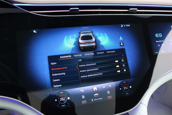 Mercedes-Benz EQS 450+ AMG Line 108 kWh | Hyperscreen | Luchtvering | Achterasbesturing | Distronic | Burmester | Memory | Keyless Go | Warmtepomp | Elek. Zitplaatsen Achter |