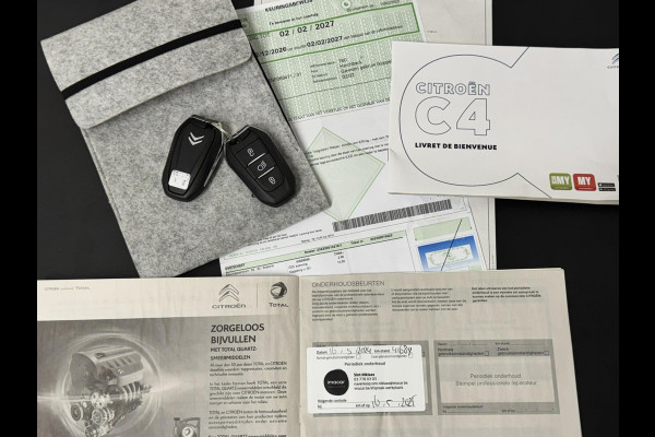 Citroën C4 1.2 PureTech Feel Automaat Adaptive cruise Airco Apple / Android Dodehoekdetectie Navi Parkeercamera / sensoren Head-Up