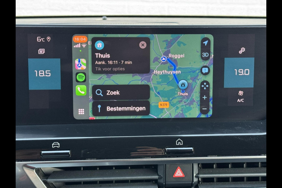 Citroën C4 1.2 PureTech Feel Automaat Adaptive cruise Airco Apple / Android Dodehoekdetectie Navi Parkeercamera / sensoren Head-Up