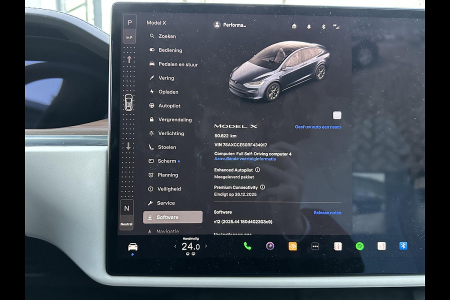 Tesla Model X Dual Motor AWDrive 6p. 100 kWh ENHANCHED AUTOPILOT|UNIEK GAMING PLAYSTATION| 6 VERWARMDE STOELEN| TESLA GARANTIE t/m 02-2029/100.000km accu en aandrijflijn t/m 03-2032/240.000km