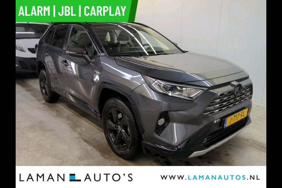 Toyota RAV4 2.5 Hybrid 218pk Bi-Tone | Innovation Alarm JBL CarPlay Halfleder ECC Nav 18" LMV ACC Camera Metallic | Hybrid Voorschoten