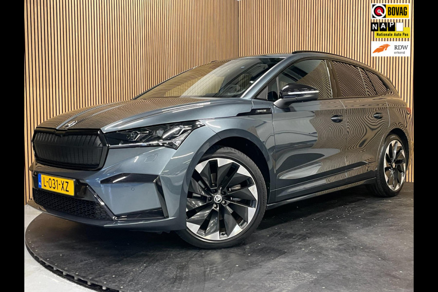 Škoda ENYAQ iV 60 SPORTLINE|SOH 91%|KUIPSTOEL|CARPLAY|CAMERA|ACC|STUURVERW.|INCL.BTW|NL-AUTO|1e EIG.|NAP|