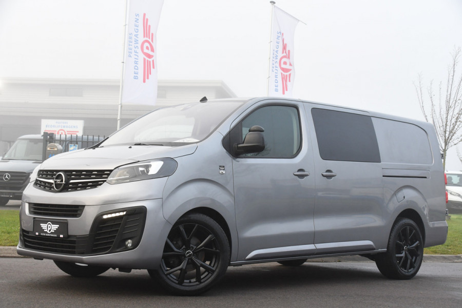 Opel Vivaro 2.0 BlueHDi 180 L3 DC PB Edition Camera, Cruise, Carplay, 177pk, Automaat, Dubbele deur, Multimedia, LED, Uniek!