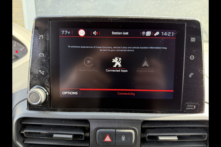 Peugeot Partner 1.5 BlueHDI EURO 6 Premium Cruise control/trekhaak/navigatie systeem