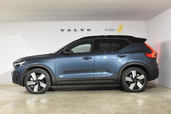 Volvo EX40 252PK Single Motor Extended Range 82 kWh Plus / Lounge Pakket / Extra getint glas / 360 Camera / 20'' velgen / Panoramadak / Zwart dak / Harman Kardon / Microtech/Nubuck