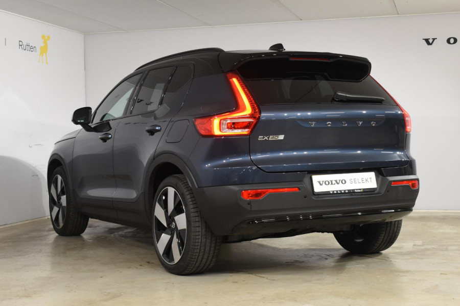 Volvo EX40 252PK Single Motor Extended Range 82 kWh Plus / Lounge Pakket / Extra getint glas / 360 Camera / 20'' velgen / Panoramadak / Zwart dak / Harman Kardon / Microtech/Nubuck