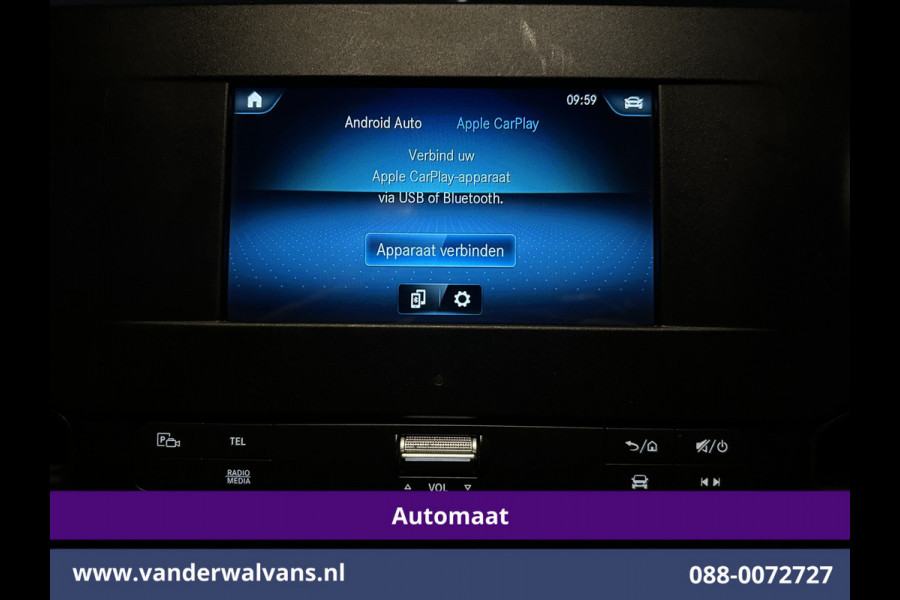Mercedes-Benz Sprinter 316 CDI 164pk Automaat L3H2 *Post NL inrichting* Euro6 Airco | Camera | Apple Carplay | Cruisecontrol Chauffeursstoel, Android Auto, Parkeersensoren, Stoelverwarming, Bijrijdersbank