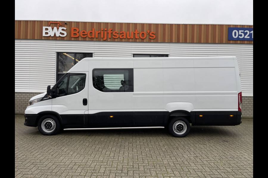 Iveco Daily 35S14V 2.3 410 L4H2 automaat / dubbel cabine 7 persoons / vaste prijs rijklaar € 29.950 ex btw / lease €/ cruise en climate control / trekhaak 3500 kg / euro 6 / bpm vrij