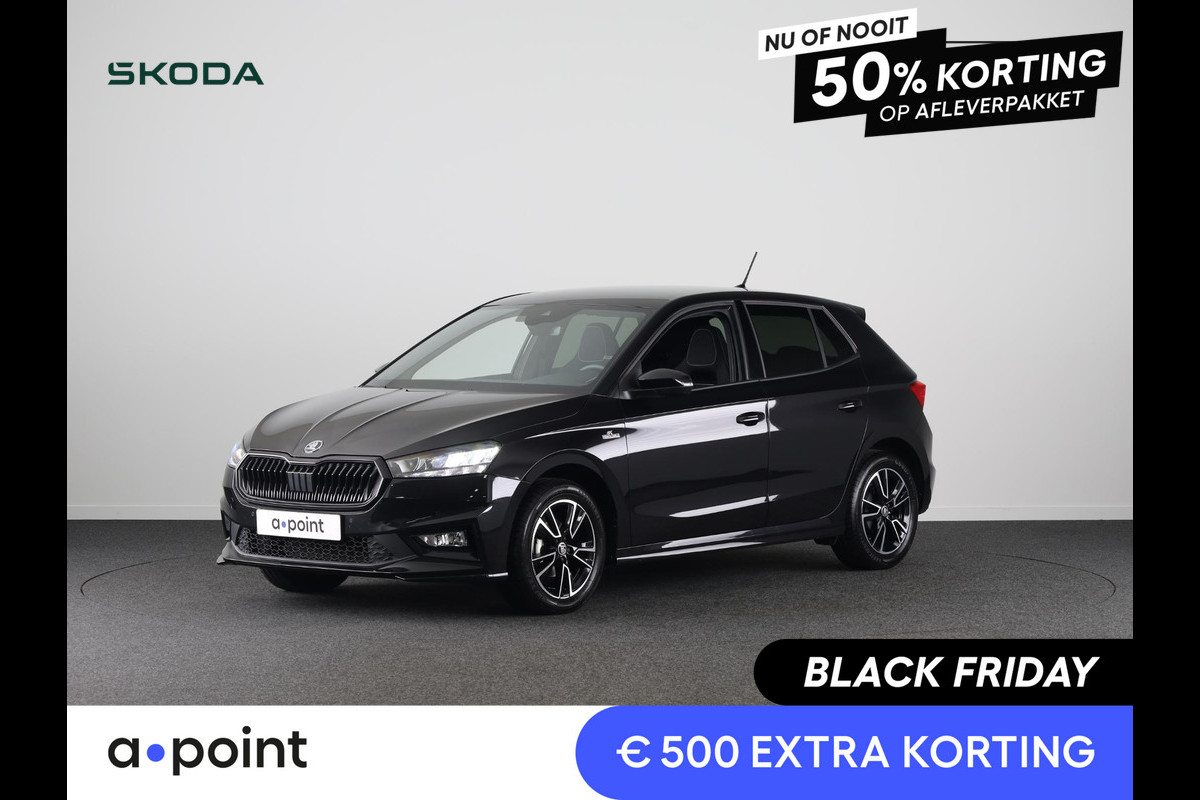 Škoda Fabia 1.0 TSI Monte Carlo 95 pk | Verlengde garantie |  Navigatie via App | Parkeersensoren | Achteruitrijcamera | Autom. airco | Stoelverwarming |