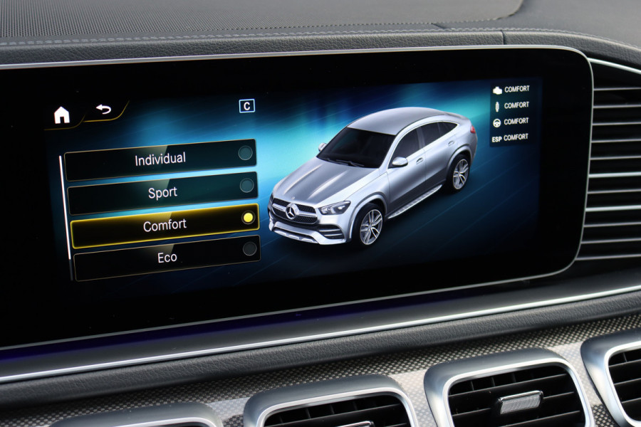 Mercedes-Benz GLE Coupé 350 d 4MATIC AMG Line | Luchtvering | Burmester | Panoramadak | Trekhaak | Surround Camera | Dodehoekassistent | Multibeam LED | Bekerhouder verwarmd |