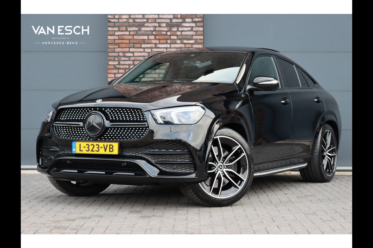 Mercedes-Benz GLE Coupé 350 d 4MATIC AMG Line | Luchtvering | Burmester | Panoramadak | Trekhaak | Surround Camera | Dodehoekassistent | Multibeam LED | Bekerhouder verwarmd |