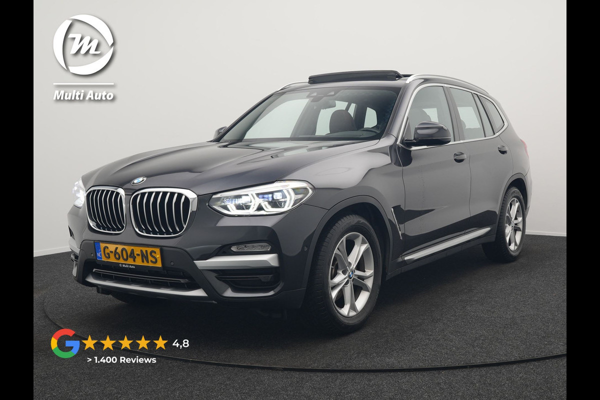 BMW X3 sDrive20i High Executive 184pk Dealer O.H. 34.624 KM | Panodak | Head Up | Camera | Lederen Sportstoelen Verwarmd | Keyless | Navigatie | Cruise Control | DAB |