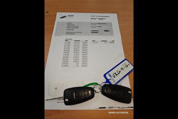 Ford Transit Custom 300 2.0 TDCI L2H1 Euro 6 , Camera , navi , apk okt 2026 , Distributie vervangen , nette bus.