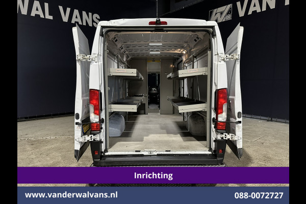 Fiat Ducato 3.0 NP 136pk L4H2 Post NL inrichting Euro6 Airco | Camera | Sidebars | 270 graden achterdeuren, schappen, doorloopdeur