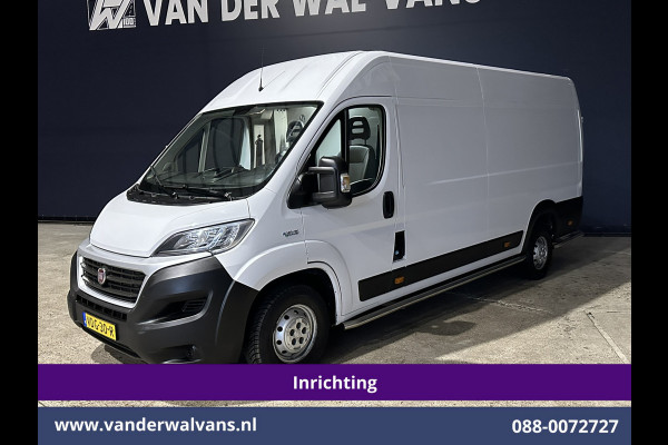 Fiat Ducato 3.0 NP 136pk L4H2 Post NL inrichting Euro6 Airco | Camera | Sidebars | 270 graden achterdeuren, schappen, doorloopdeur