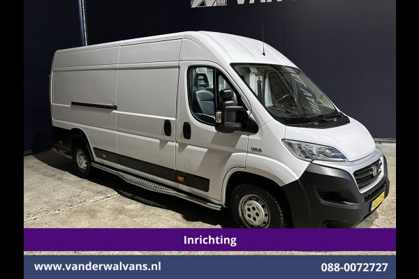 Fiat Ducato 3.0 NP 136pk L4H2 Post NL inrichting Euro6 Airco | Camera | Sidebars | 270 graden achterdeuren, schappen, doorloopdeur
