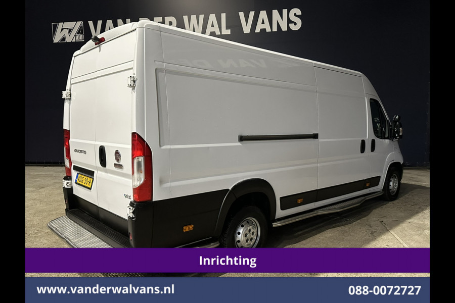Fiat Ducato 3.0 NP 136pk L4H2 Post NL inrichting Euro6 Airco | Camera | Sidebars | 270 graden achterdeuren, schappen, doorloopdeur