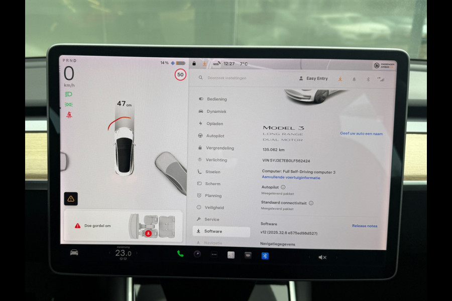 Tesla Model 3 Long Range AWD 75 kWh 88% SOH TREKHAAK DUAL MOTOR
