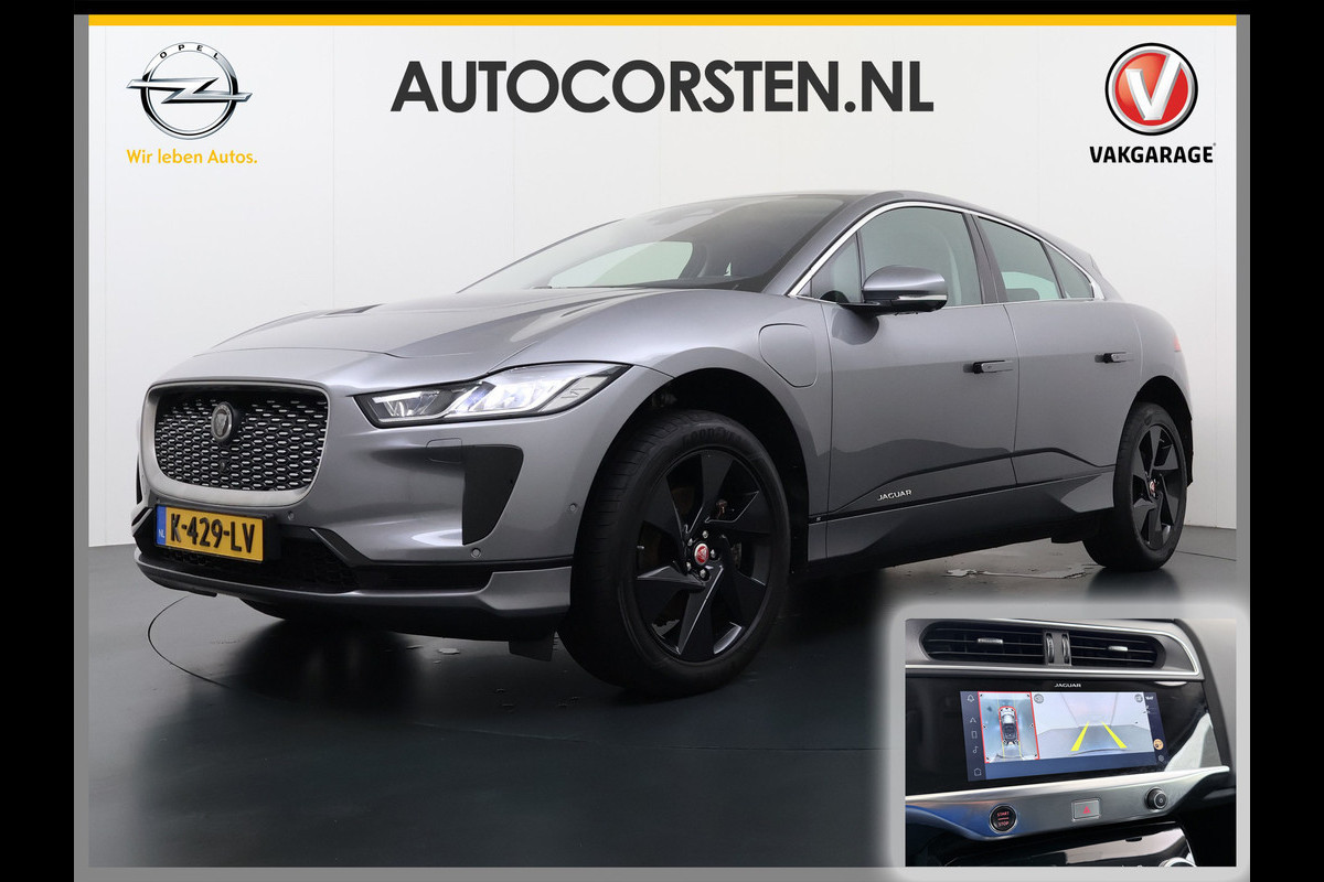 Jaguar I-PACE EV400 AWD 90kWh Leder 360°Camera Business Edition S Meridian®-Audio Stoel+Stuurverwarming Navi Ecc Apple Carplay Android Auto Cr Voorruitverwarming DAB+ Led Verkeersbord detectie Rijstrooksensor Wifi SOH 89% Origineel Nederlandse Auto Nieuwprijs  €72.475,-