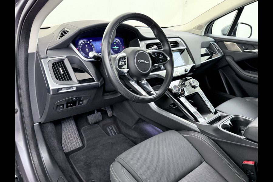 Jaguar I-PACE EV400 AWD 90kWh Leder 360°Camera Business Edition S Meridian®-Audio Stoel+Stuurverwarming Navi Ecc Apple Carplay Android Auto Cr Voorruitverwarming DAB+ Led Verkeersbord detectie Rijstrooksensor Wifi SOH 89% Origineel Nederlandse Auto Nieuwprijs  €72.475,-