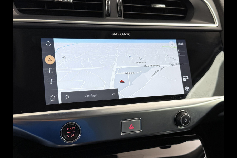 Jaguar I-PACE EV400 AWD 90kWh Leder 360°Camera Business Edition S Meridian®-Audio Stoel+Stuurverwarming Navi Ecc Apple Carplay Android Auto Cr Voorruitverwarming DAB+ Led Verkeersbord detectie Rijstrooksensor Wifi SOH 89% Origineel Nederlandse Auto Nieuwprijs  €72.475,-