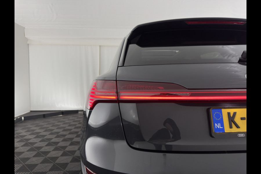 Audi e-tron 55 quattro Business edition Plus 95 kWh [ 3-Fase ] {SOH-88%} (INCL-BTW) *PANO | LEATHER | ADAPTIVE-CRUISE | FULL-LED | DIGI-COCKPIT | KEYLESS | MEMORY-PACK | CAMERA | NAVI-FULLMAP | SHIFT-PADDLES | DAB+ | COMFORT-SEATS | 20''ALU*