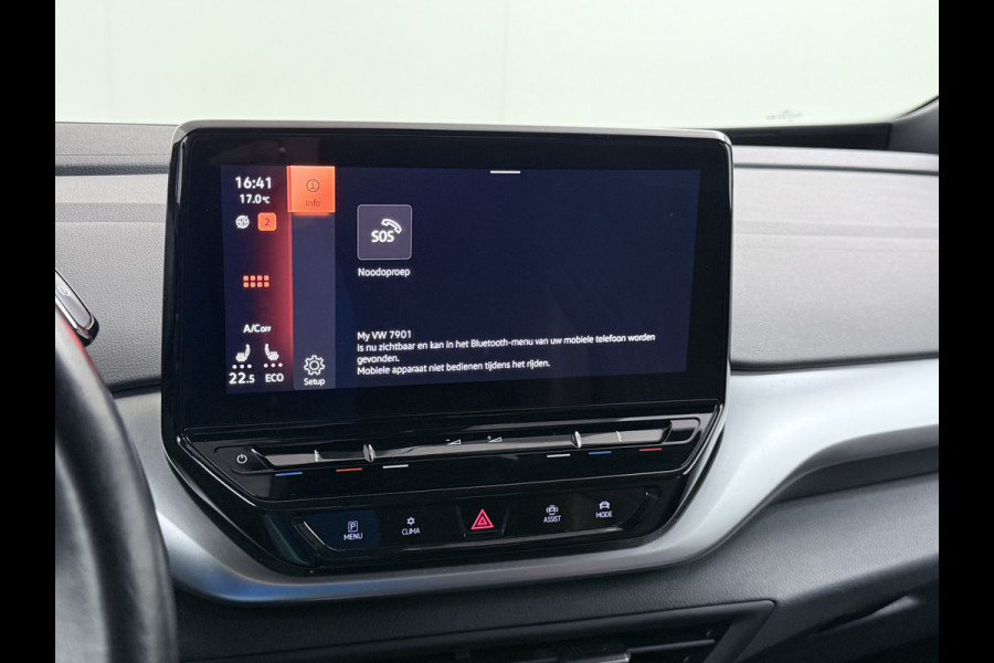 Volkswagen ID.4 Max 77kWh W-pomp Trekhaak Camera Lmv 20" Adap.Cruise + stop&go Apple Carplay Android Auto Navi Ecc Pdc SOH 92% Led Privacy Glas DAB File assistent Matrix Led Keyless Origineel Nederlandse Auto