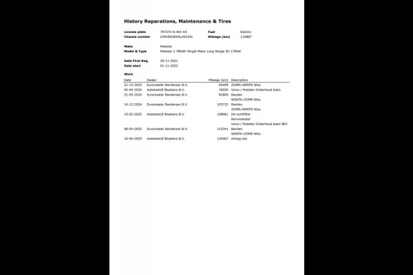 Polestar 2 Long Range Single Motor 78 kWh|BLACK EDITION|MEMORY|CAMERA|STOEL-,STUURVERW.|ACC|INCL.BTW|1e EIG|NL-AUTO|NAP|