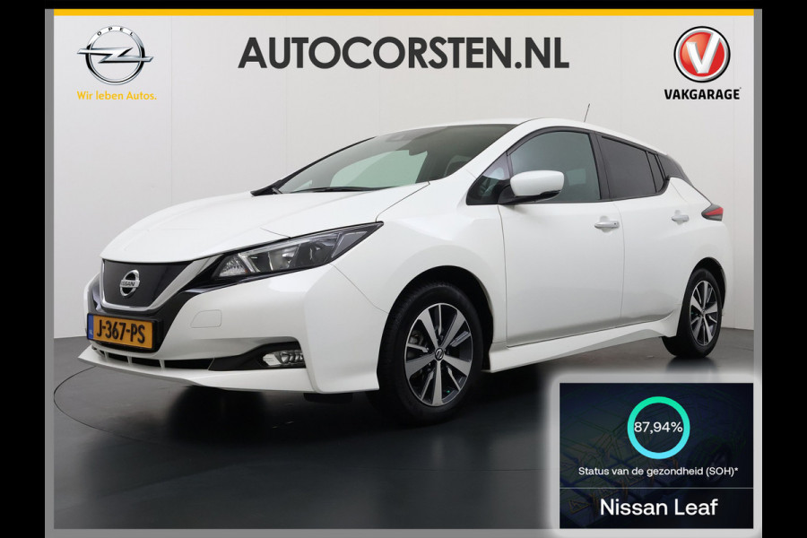 Nissan Leaf Acenta 40kWh Navi Camera Adap.Cruise Apple Carplay Android Ecc SOH 88% DAB Stuur-Stoel-Achterbankverwarming Lmv Privacy Glas Rijstrooksensor Origineel Nederlandse Auto 1e Eigenaar