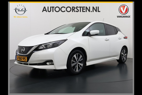 Nissan Leaf Acenta 40kWh Navi Camera Adap.Cruise Apple Carplay Android Ecc SOH 88% DAB Stuur-Stoel-Achterbankverwarming Lmv Privacy Glas Rijstrooksensor Origineel Nederlandse Auto 1e Eigenaar
